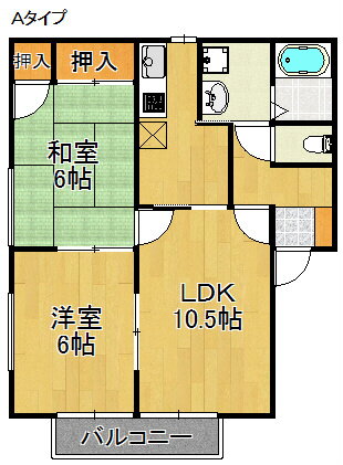 大阪府泉南郡田尻町嘉祥寺 吉見ノ里駅 2LDK アパート 賃貸物件詳細