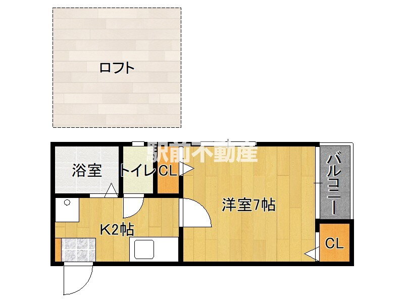 福岡県福岡市西区愛宕１ 室見駅 1SK アパート 賃貸物件詳細