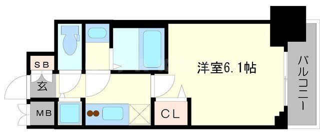 大阪府大阪市浪速区桜川２ 桜川駅 1K マンション 賃貸物件詳細