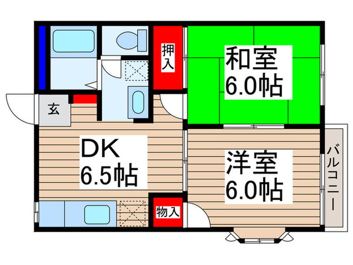埼玉県川越市大字藤間 上福岡駅 2DK アパート 賃貸物件詳細