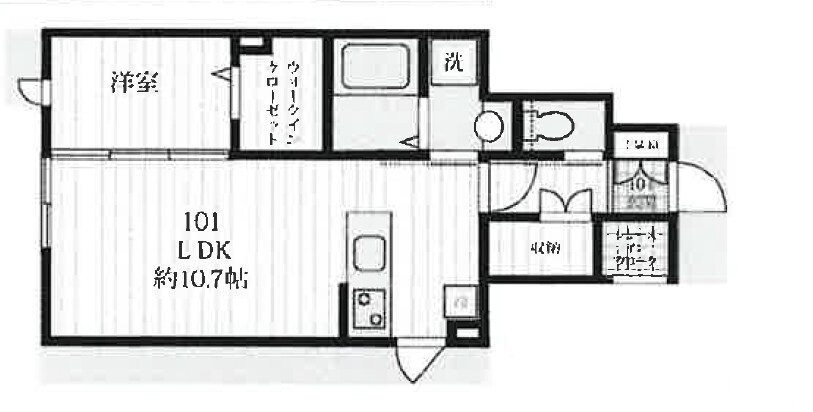 東京都大田区下丸子４ 下丸子駅 1LDK アパート 賃貸物件詳細