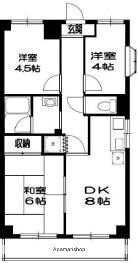 東京都三鷹市井口５ 武蔵境駅 3DK マンション 賃貸物件詳細