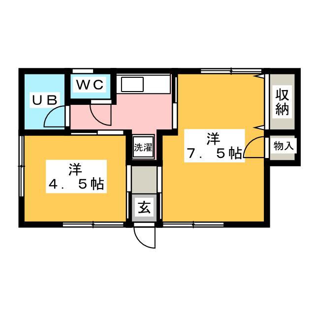 さんえすと 1階 2K 賃貸物件詳細