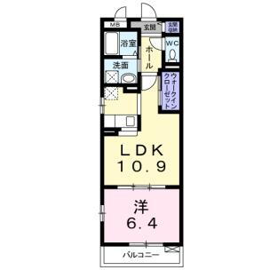 エスト・モンターニュ 2階 1LDK 賃貸物件詳細