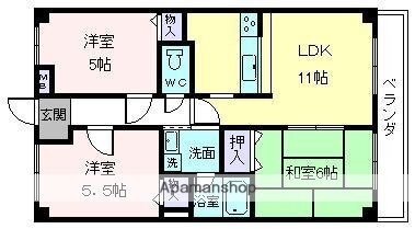 くろーば九条 5階 3LDK 賃貸物件詳細