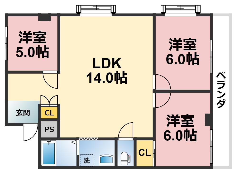 大阪府大阪市東成区深江北２ 深江橋駅 3LDK マンション 賃貸物件詳細