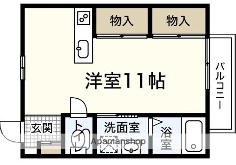 広島県広島市中区吉島町 舟入幸町駅 ワンルーム アパート 賃貸物件詳細