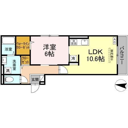 島根県松江市雑賀町 1LDK アパート 賃貸物件詳細