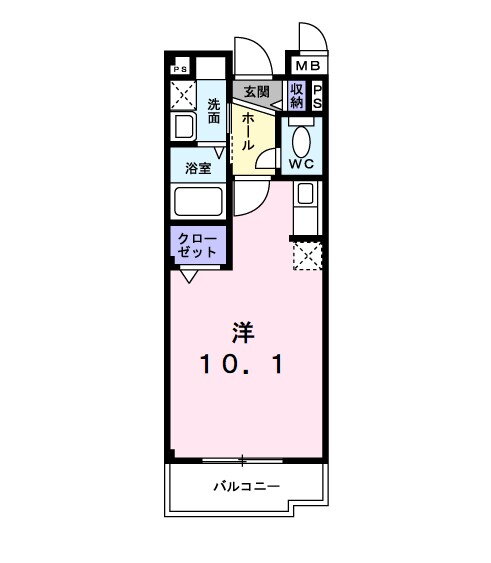 グラシオッソ　Ｆ 3階 1K 賃貸物件詳細