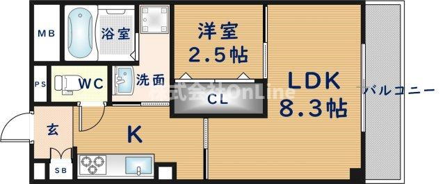 大阪府東大阪市荒本北２ 荒本駅 2K マンション 賃貸物件詳細