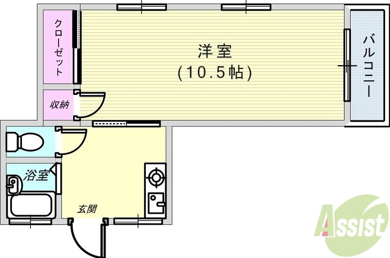 兵庫県神戸市灘区天城通５ 摩耶駅 1DK マンション 賃貸物件詳細