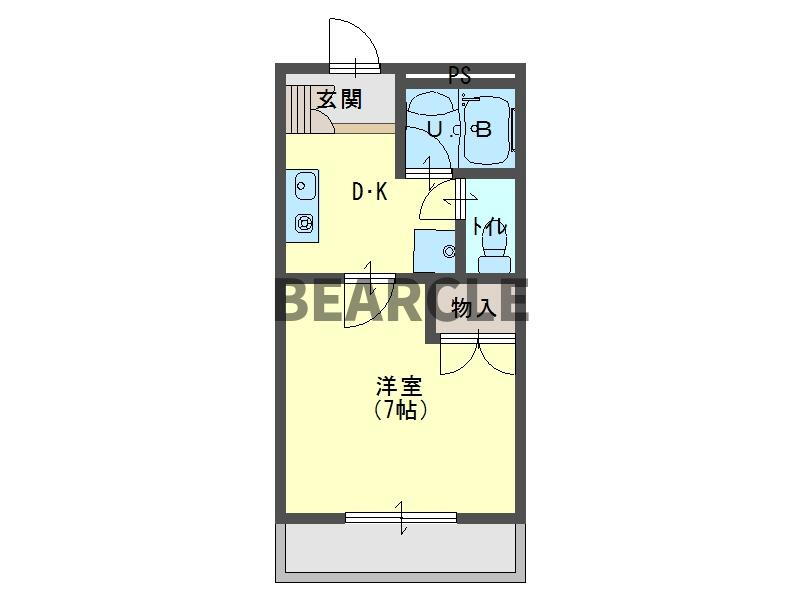 京都府京都市下京区大工町 梅小路京都西駅 1K マンション 賃貸物件詳細