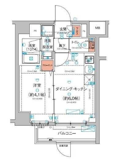 東京都大田区羽田６ 穴守稲荷駅 1DK マンション 賃貸物件詳細