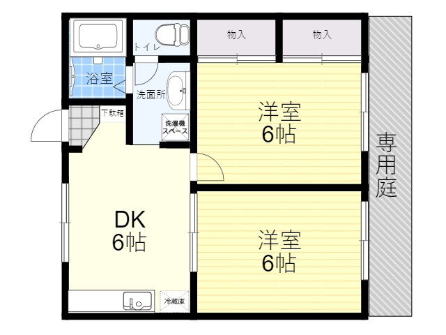 大阪府八尾市桜ヶ丘１ 近鉄八尾駅 2DK アパート 賃貸物件詳細