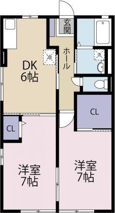 静岡県沼津市岡宮 大岡駅 2DK アパート 賃貸物件詳細