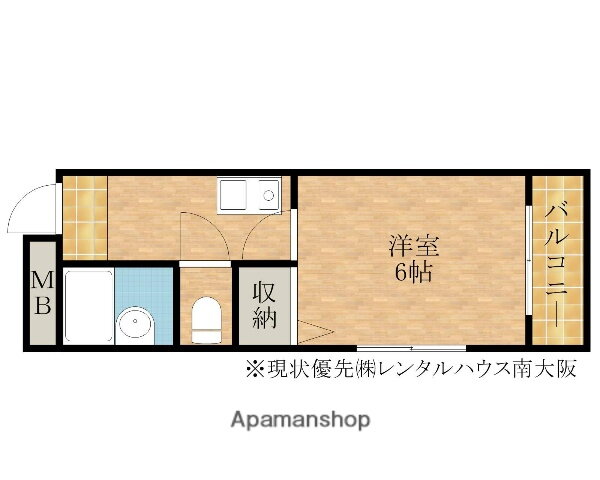 大阪府岸和田市南上町２ 蛸地蔵駅 1K マンション 賃貸物件詳細