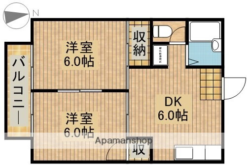 静岡県浜松市中央区有玉北町 積志駅 2DK アパート 賃貸物件詳細