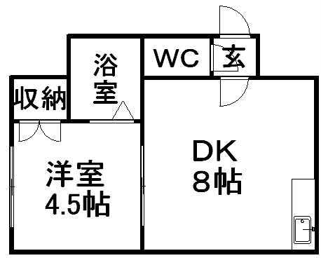 北海道札幌市白石区中央一条６ 白石駅 1DK マンション 賃貸物件詳細