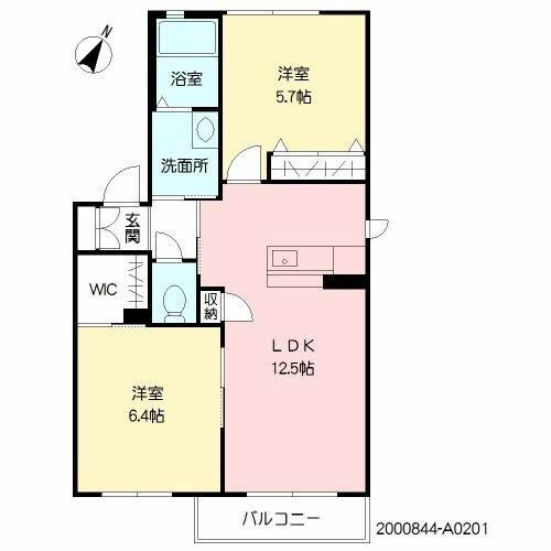 鹿児島県鹿児島市上福元町 谷山駅 2LDK アパート 賃貸物件詳細