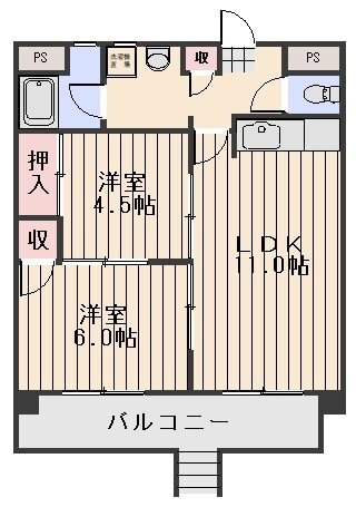 岡山県岡山市北区東古松 大元駅 2LDK アパート 賃貸物件詳細
