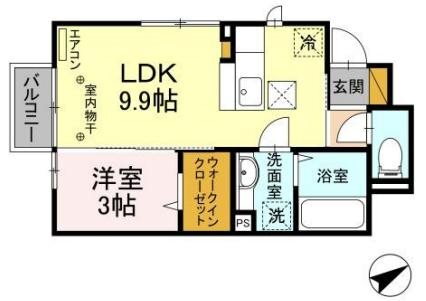 茨城県日立市森山町１ 大甕駅 1LDK アパート 賃貸物件詳細