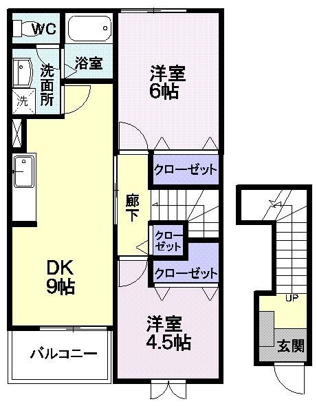山形県天童市糠塚１ 天童駅 2DK アパート 賃貸物件詳細