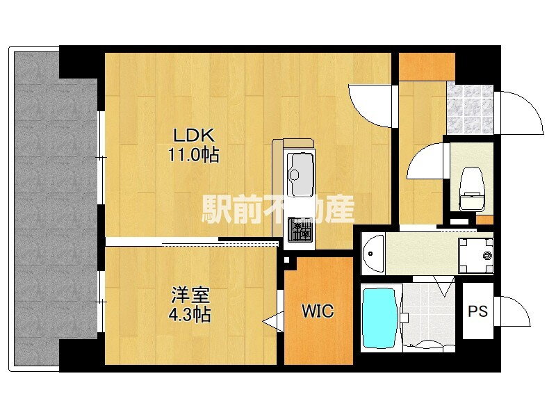 福岡県福岡市東区松島１ 箱崎駅 1LDK マンション 賃貸物件詳細