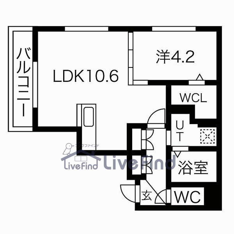 北海道札幌市厚別区青葉町４ 新さっぽろ駅 1LDK マンション 賃貸物件詳細