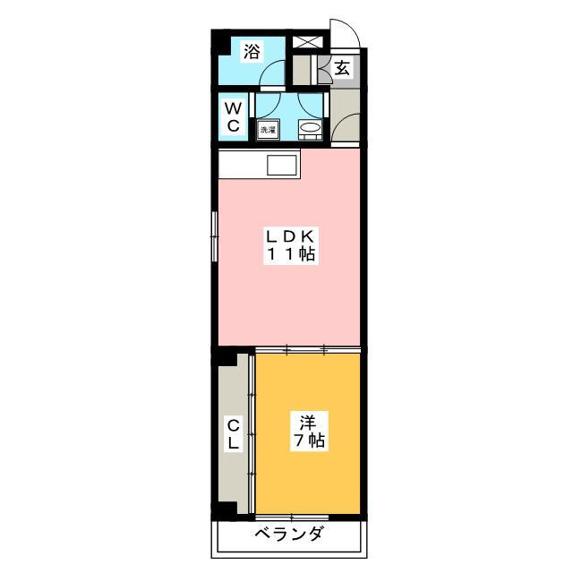 愛知県名古屋市中村区小鴨町 岩塚駅 1LDK マンション 賃貸物件詳細