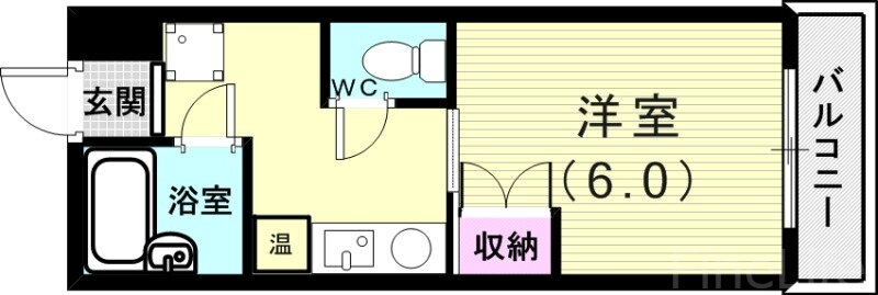 兵庫県神戸市須磨区須磨浦通６ 須磨駅 1K マンション 賃貸物件詳細