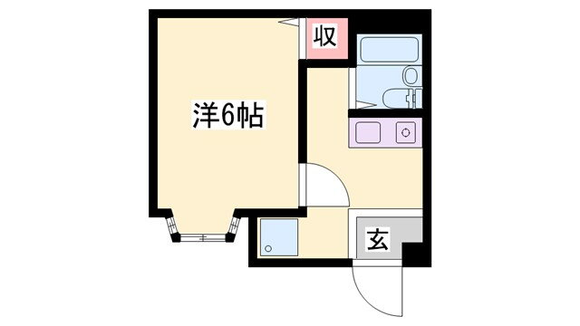 兵庫県高砂市高砂町高瀬町 高砂駅 1K アパート 賃貸物件詳細
