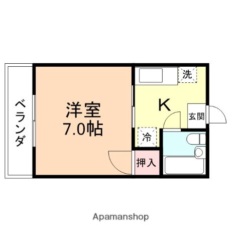 富山県富山市寺町 西富山駅 1K マンション 賃貸物件詳細