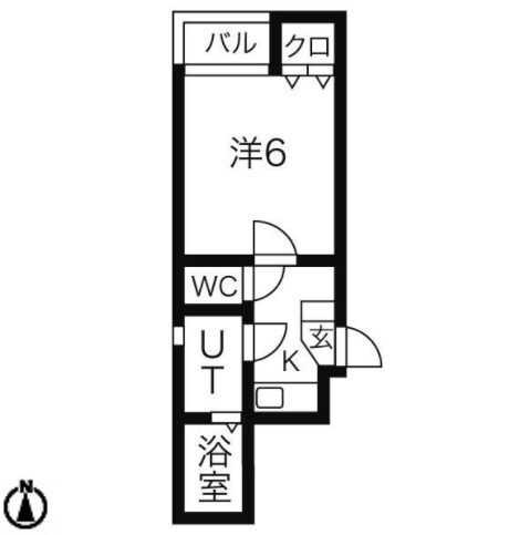愛知県名古屋市瑞穂区大喜新町２ 堀田駅 1K アパート 賃貸物件詳細