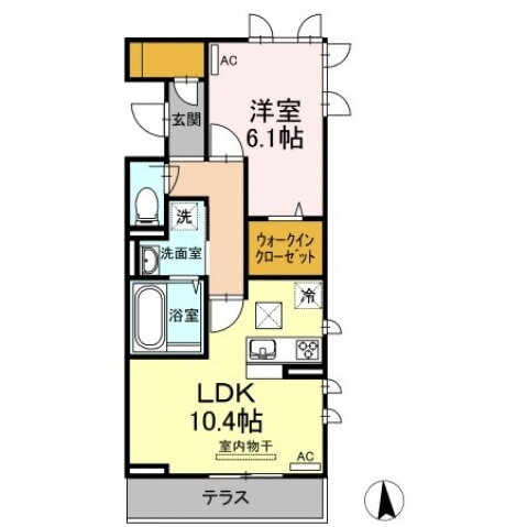 愛媛県松山市桑原１ 勝山町駅 1LDK アパート 賃貸物件詳細