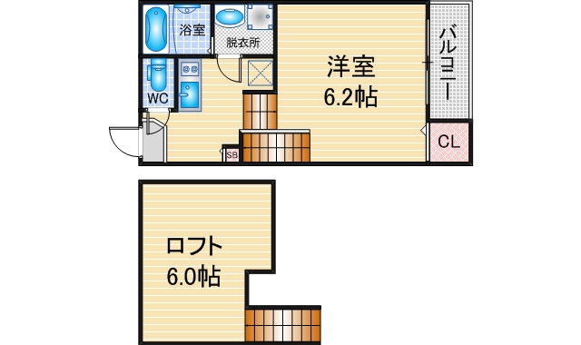 ラ・クラシューズ野田 2階 1SK 賃貸物件詳細