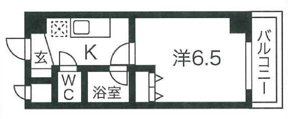 大栄・ラメール（ハイム・ラメール） 4階 1K 賃貸物件詳細