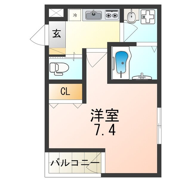 大阪府東大阪市岸田堂北町 布施駅 1K アパート 賃貸物件詳細