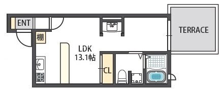 大阪府守口市日吉町１ 太子橋今市駅 1LDK アパート 賃貸物件詳細