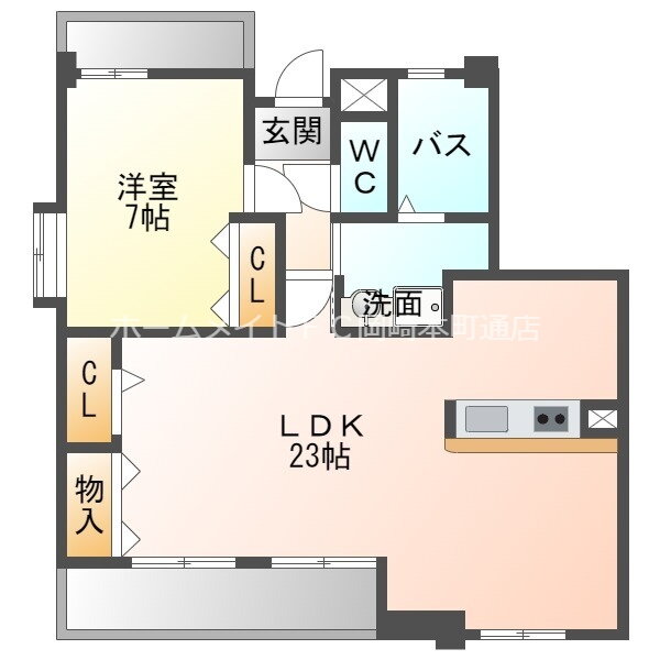 愛知県額田郡幸田町大字大草字丸山 幸田駅 1LDK マンション 賃貸物件詳細