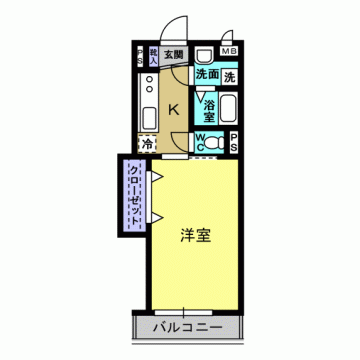 鹿児島県鹿児島市坂之上７ 坂之上駅 1K マンション 賃貸物件詳細