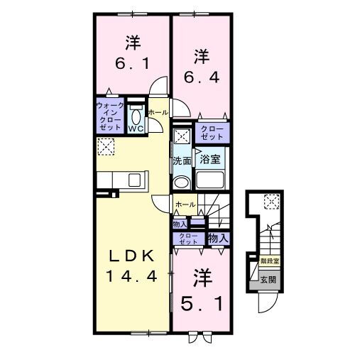 北海道旭川市東光十条６ 旭川駅 3LDK アパート 賃貸物件詳細