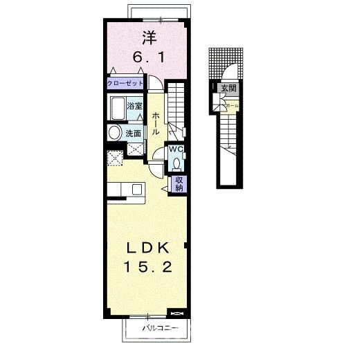愛知県豊橋市下地町字宮腰 豊橋駅 1LDK アパート 賃貸物件詳細