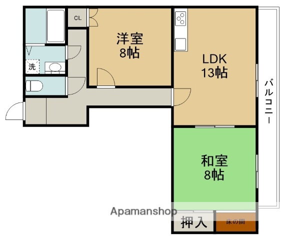 アゼリアコート 1階 2LDK 賃貸物件詳細