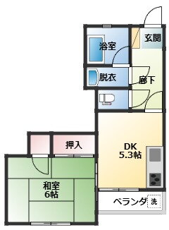 雪ノ下マンション 4階 1DK 賃貸物件詳細