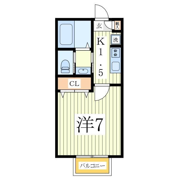 千葉県印西市大森 木下駅 1K アパート 賃貸物件詳細