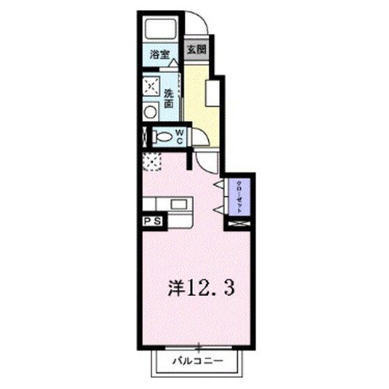 山口県下関市長府中六波町 長府駅 ワンルーム アパート 賃貸物件詳細