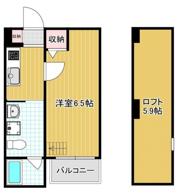 兵庫県尼崎市長洲東通３ 杭瀬駅 1K アパート 賃貸物件詳細