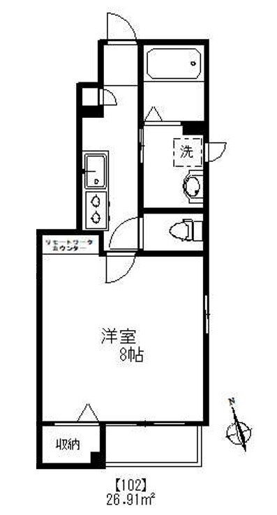 グレース 1階 1K 賃貸物件詳細