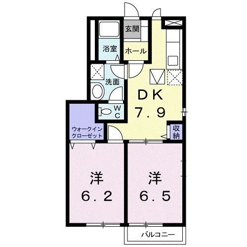 島根県松江市東出雲町錦新町７ 揖屋駅 2DK アパート 賃貸物件詳細
