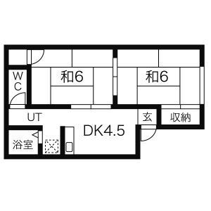 愛知県名古屋市天白区御幸山 八事駅 2DK アパート 賃貸物件詳細